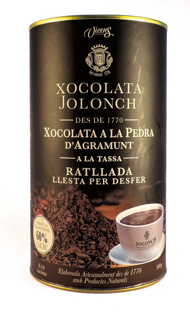 Geraspelte Schokoladentube, 60 % Kakao, 500 g