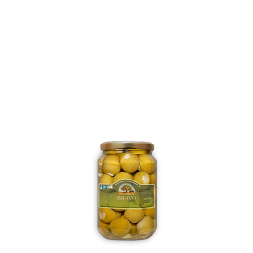 Aceitunas Bravo rellenas de ajo, 170g