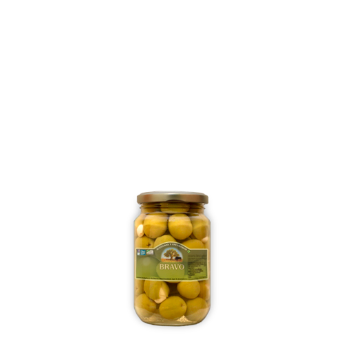 Aceitunas Bravo rellenas de almendra, 170g