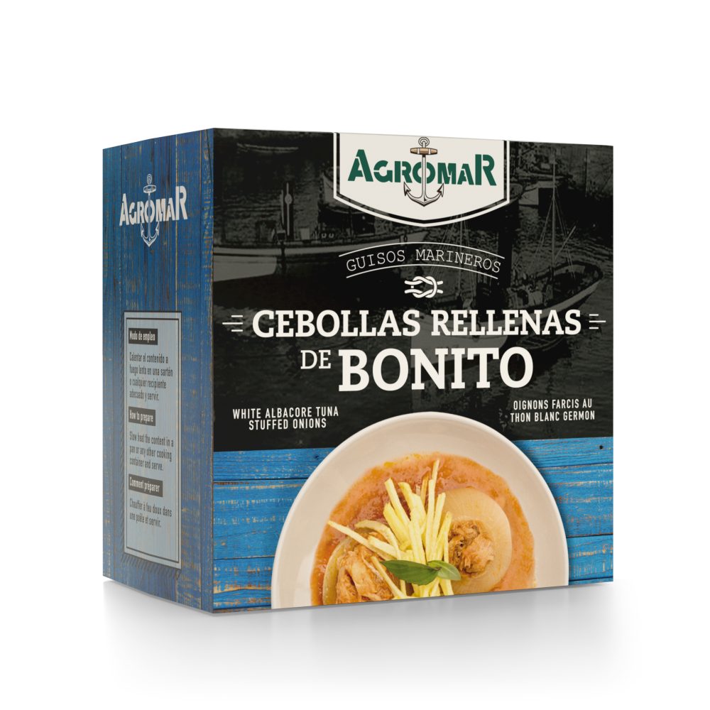 Agromar Cebollas rellenas de bonito, 420g