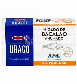 Ubago geräucherte Dorschleber