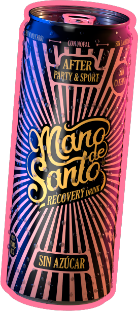Mano de Santo, sin azúcar, sin cafeína, sin calorías