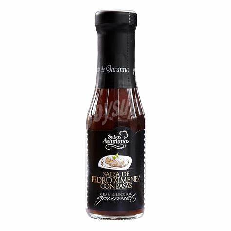 Pedro Ximénez-Sauce mit Rosinen, asturische Saucen 330g