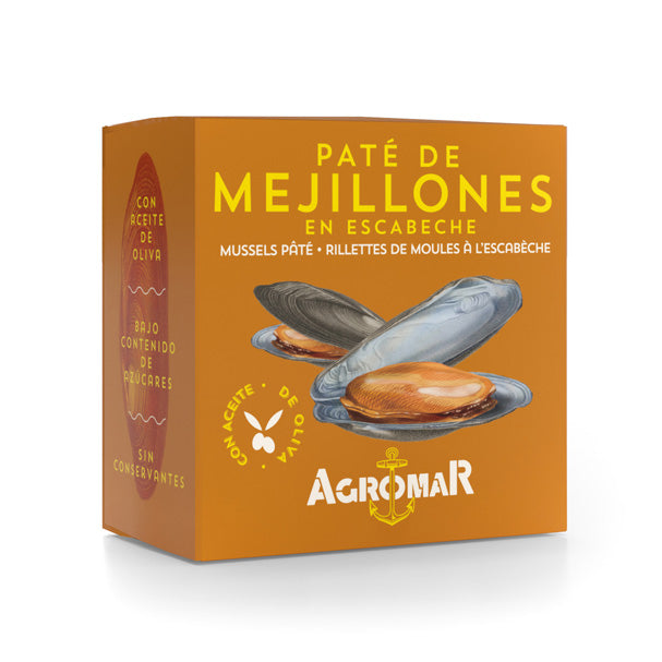 Agromar paté de mejillones, 100g