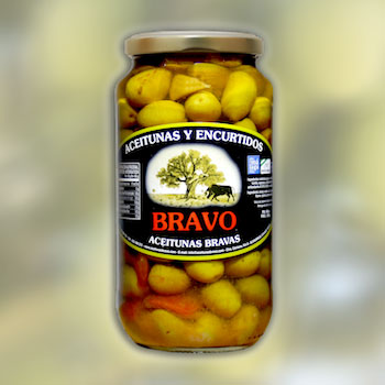 Bravo-Oliven, Bravas mit Stein, 170 g