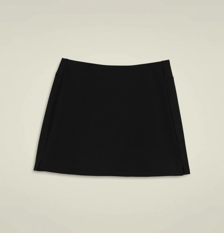 Damen Rock Wilson W Team Flat Front Rock Schwarz