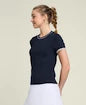 Damen T-Shirt Wilson W Team Seamless Tee Classic Navy