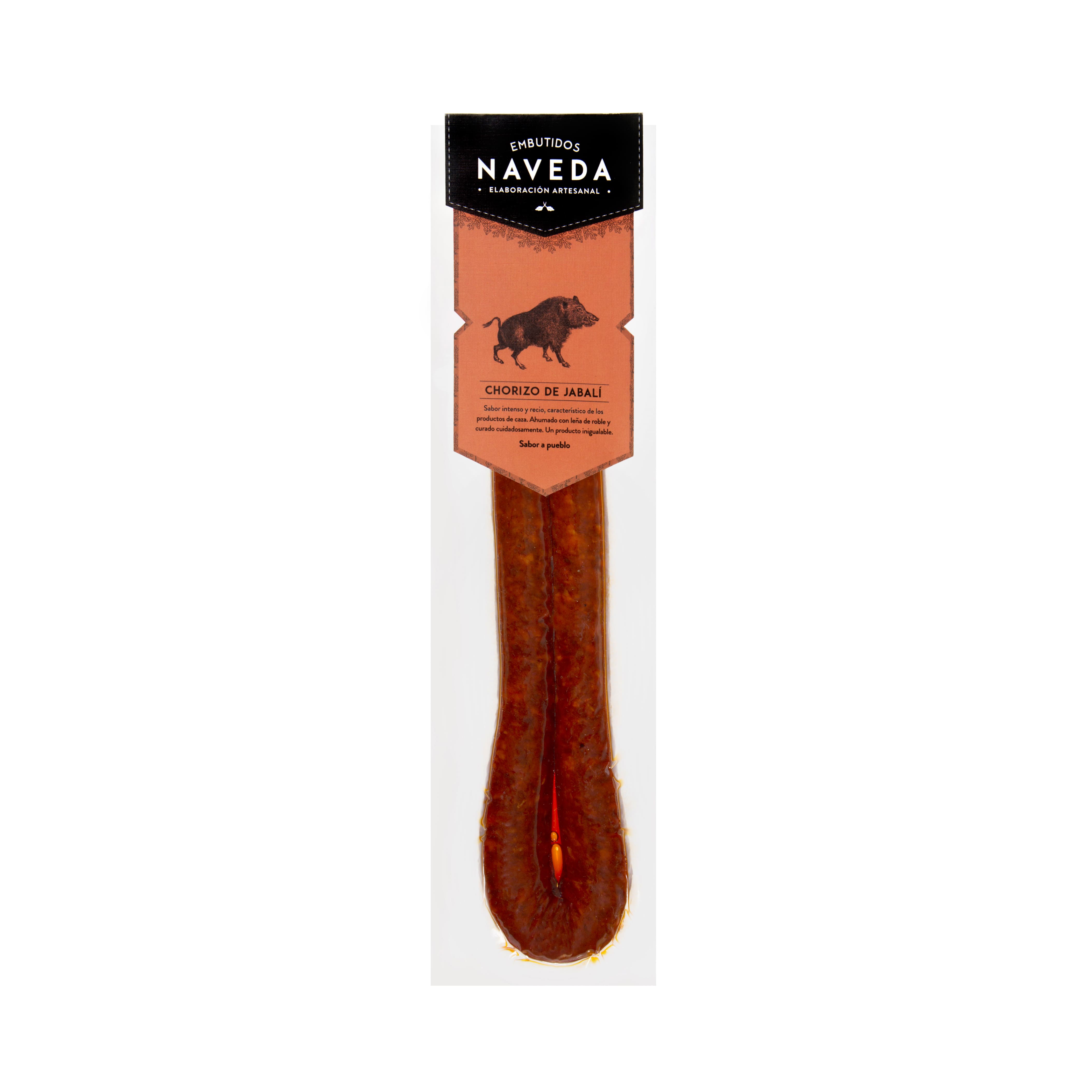 Chorizo de Jabalí ahumado Naveda, 280g