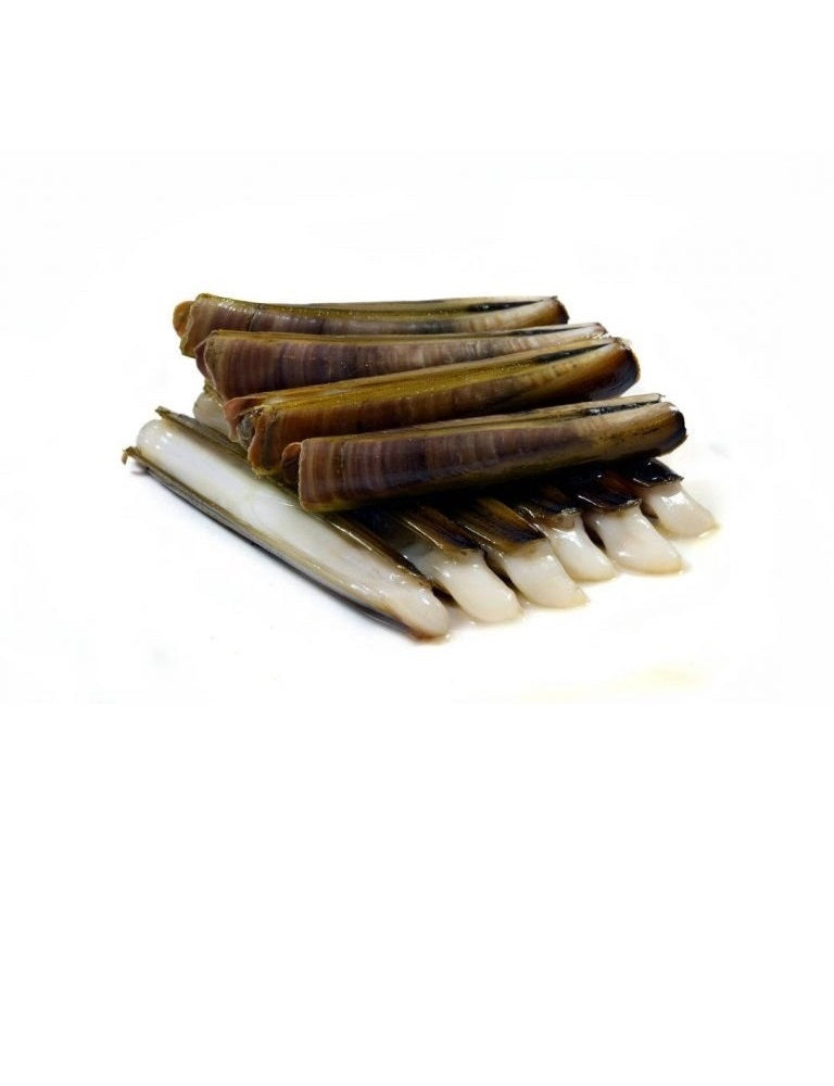 Ganze gefrorene Schwertmuscheln, 1 kg