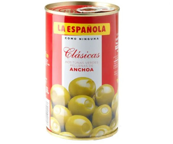 Aceitunas rellenas de anchoa La Española, 150g