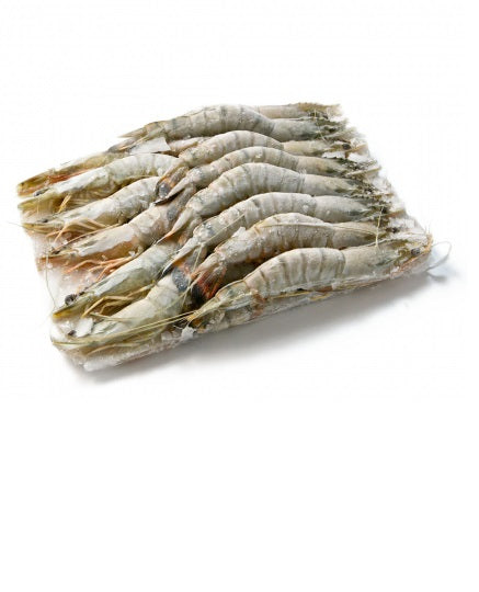 Gambas con cabeza 30/40 kg