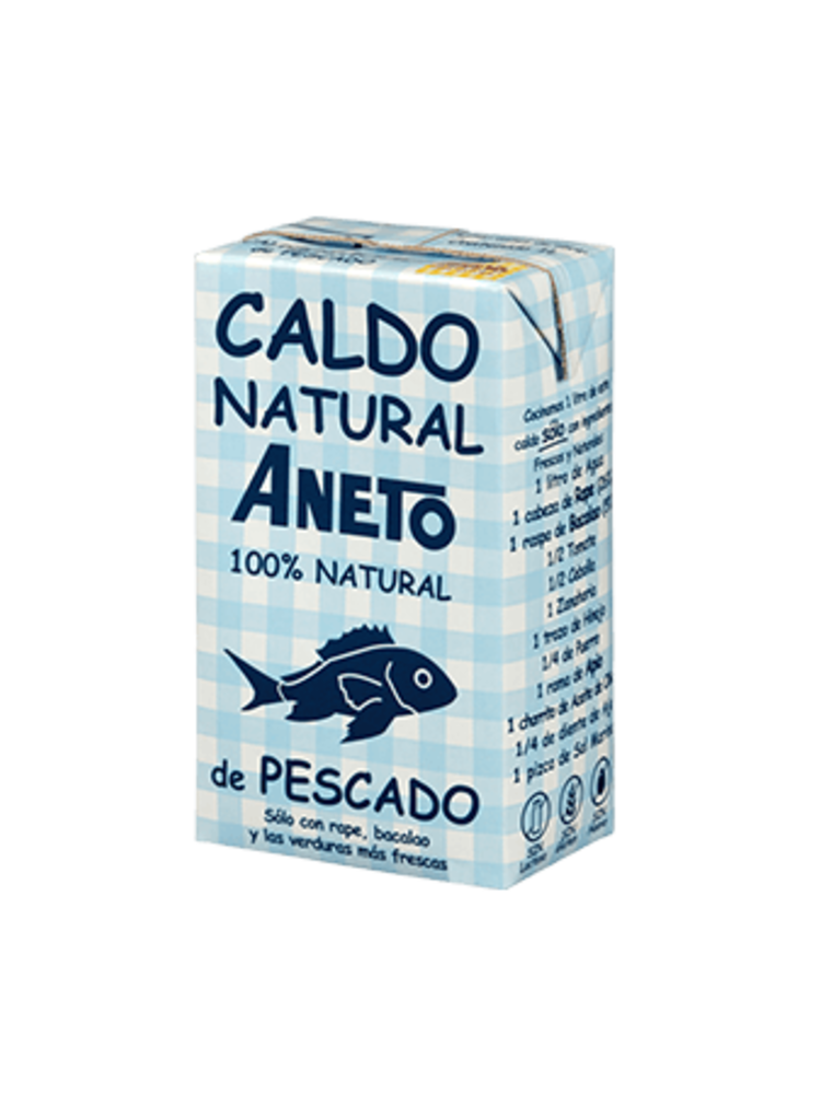 Aneto 100 % natürliche Fischbrühe, 1 Liter