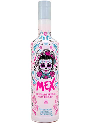 Mex Erdbeer-Sahne-Likör mit Tequila, 70cl