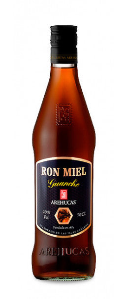 Guanche Arehucas Rum mit Honig 20%, 35cl