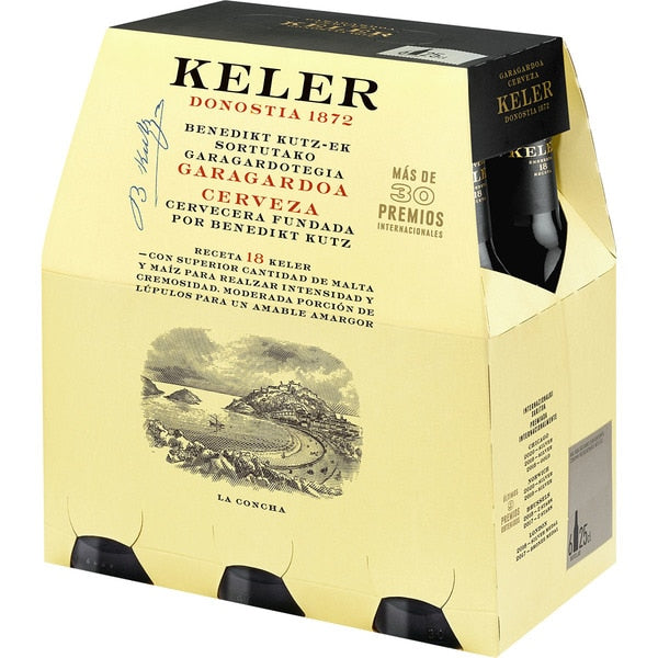 Cerveza Keler, Donostia 1872, 24x25cl