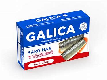 Sardinas en salsa de tomate Galica