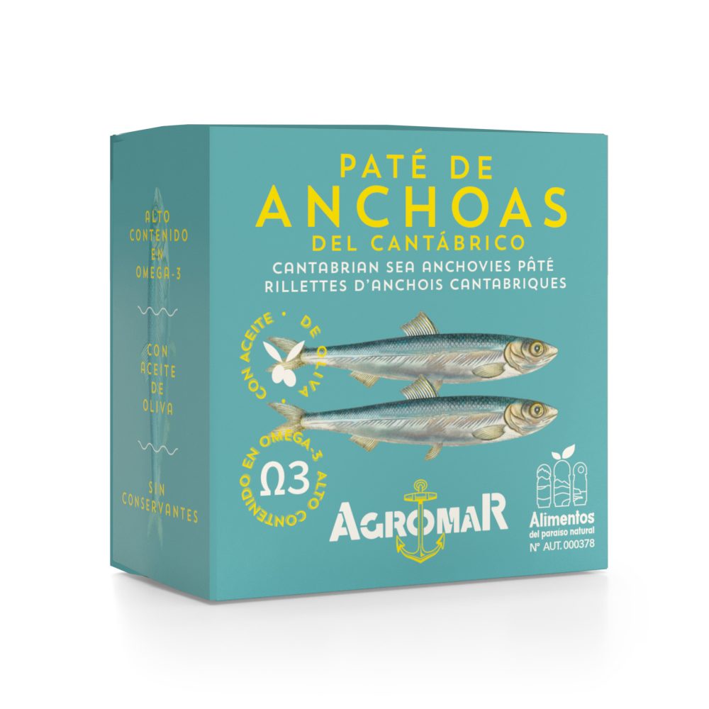 Agromar paté de anchoa del Cantabrico, 100g