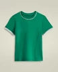 Damen T-Shirt Wilson W Team Seamless Tee Courtside Green