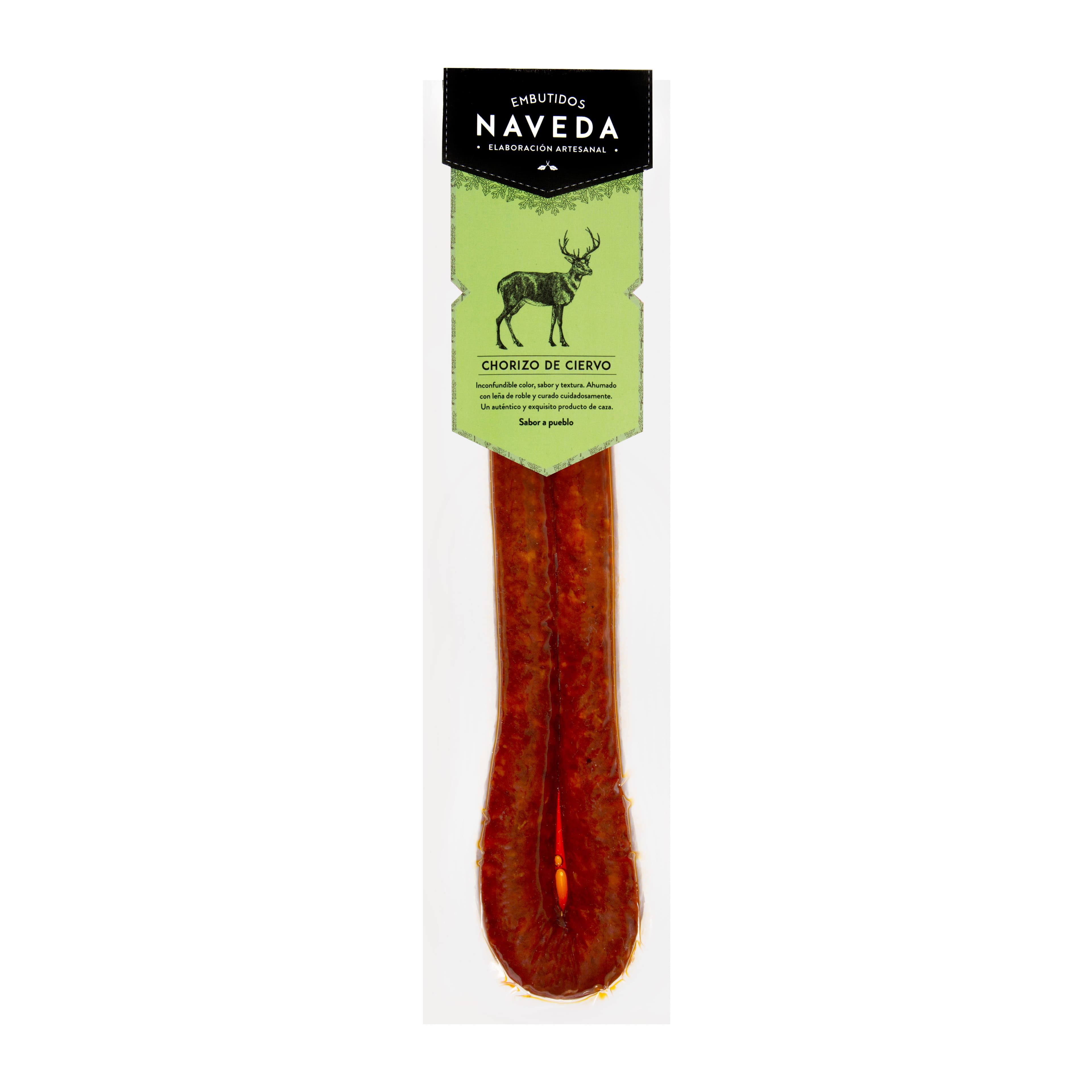 Chorizo de ciervo Naveda, 280g