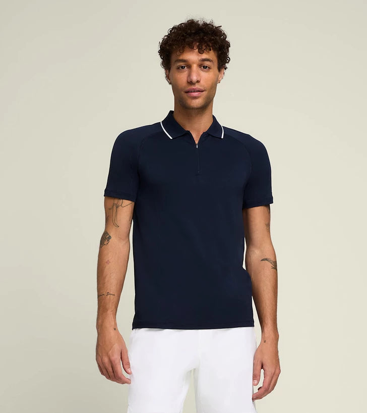 Herren T-Shirt Wilson M Team Seamless Polo 2.0 Classic Navy