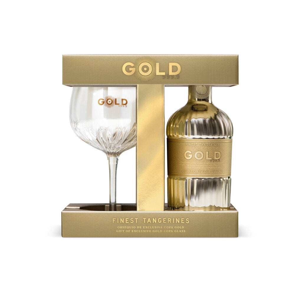 Gin Gold 999.9 con copa