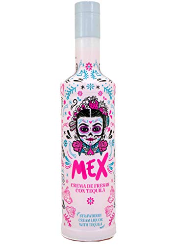 Mex Licor de Crema de Fresa con Tequila, 70cl